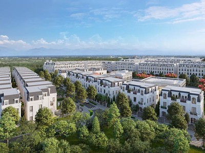 Thảo Viên Villas nằm giữa những hàng cây xanh biếc mang lại cảm giác an nhiên tự tại.