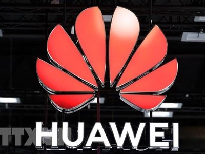 Biểu tượng của Kl994 game bài casino hấp dẫn viễn thông Trung Quốc Huawei. (Ảnh: AFP/TTXVN).