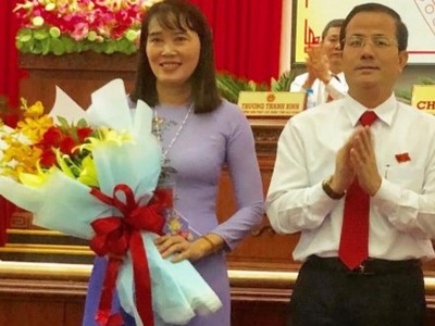 Bà Hồ Thu Ánh được bầu làm Phó Chủ tịch UBND tỉnh Hậu Giang hồi tháng 12/2020.