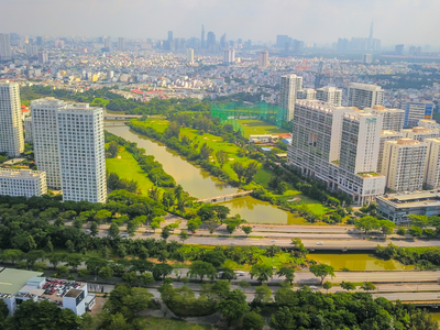 Các dự án tại Nam Sài Gòn với không gian sống xanh được người mua ưa chuộng.