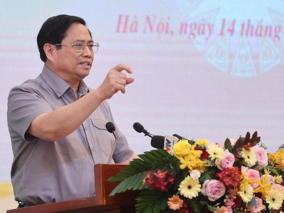 Kết luận Hội nghị, Thủ tướng Phạm Minh Chính nhấn mạnh công tác quy hoạch có ý nghĩa rất quan trọng với sự phát triển. (Ảnh: Nhật Bắc).