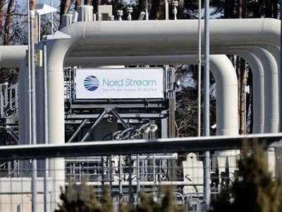 Gazprom đã thông báo ngừng vô thời hạn việc cấp khí đốt qua đường ống dẫn dự án Dòng chảy phương Bắc 1. (Ảnh: Reuters/TTXVN)