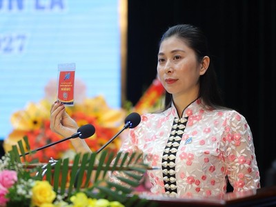Chị Cầm Thị Huyền Trang tiếp tục được tín nhiệm bầu là Bí thư Tỉnh đoàn Sơn La khoá mới.