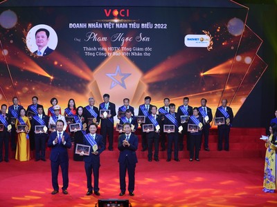 Ông Phạm Ngọc Sơn - Tổng giám đốc Tổng công ty Bảo Việt Nhân thọ vinh dự là 1 trong 60 tấm gương doanh nhân tiêu biểu năm 2022.
