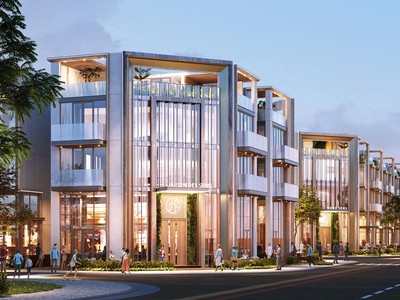 Các phân khu được quy hoạch cho shophouse và shop villa tại The 9 Stellars hứa hẹn sẽ trở thành tâm điểm giao thương tại khu Đông Sài Gòn - Ảnh phối cảnh dự án.