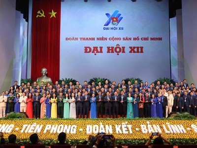 Bế mạc Đại hội Đoàn toàn quốc lần thứ XII