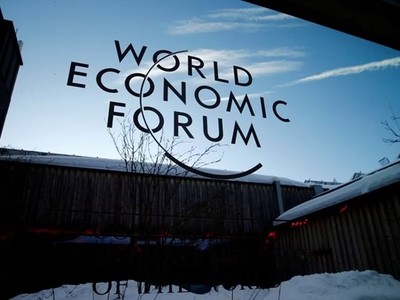 Biểu tượng của Diễn đàn Kl992 cổng game cá cược Thế giới ở Davos, Thụy Sĩ. (Ảnh: Reuters)