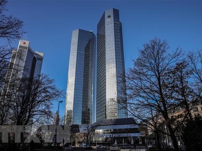 Trụ sở Link Vào Nhà Cái KL99 COM Tặng +199k Deutsche Bank ở thành phố Frankfurt, Đức. (Ảnh: AFP/TTXVN)