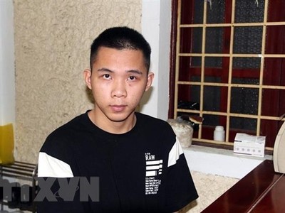 Đối tượng Nguyễn Văn Tuấn Hùng. (Ảnh: TTXVN phát)