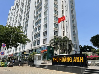 Chung cư Phú Hoàng Anh - một trong sáu dự án được lãnh đạo TP.HCM họp tháo gỡ vướng mắc vào ngày mai (1/3).