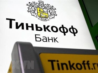 Biểu tượng Link Vào Nhà Cái KL99 COM Tặng +199k trực tuyến Tinkoff của Nga. (Ảnh: AFP/TTXVN).
