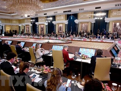 Toàn cảnh Hội nghị Bộ trưởng Ngoại giao G20 tại New Delhi, Ấn Độ, ngày 2/3/2023. (Ảnh: AFP/ TTXVN).