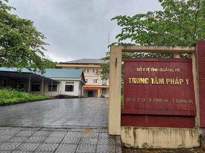 Trung tâm pháp y tỉnh Quảng Trị.