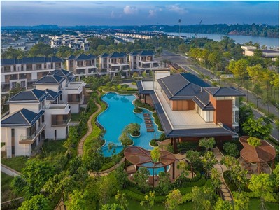 Dự án SwanBay hiện đã phát triển đồng bộ giữa tiện ích đô thị, không gian xanh hòa hợp với từng phân khu.