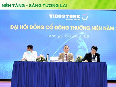 Đoàn Chủ tịch ĐHCĐ Vicostone 2023.
