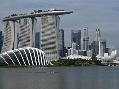 Quang cảnh khu trung tâm Kl991.com nạp rút nhanh của Singapore. (Ảnh: AFP/TTXVN)