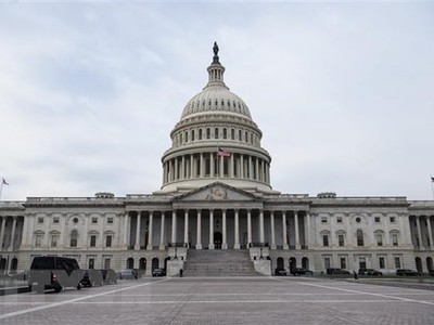 Tòa nhà Quốc hội Mỹ tại Washington, DC. (Ảnh: AFP/TTXVN).