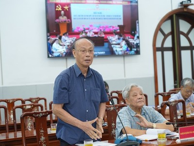 Giáo sư Trần Ngọc Đường phát biểu tại Hội nghị.