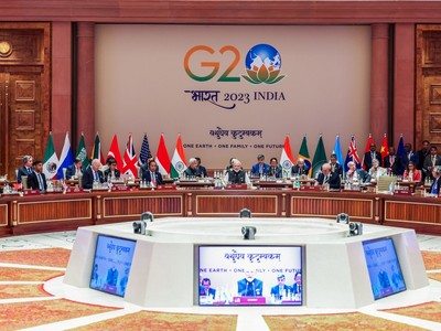 Phiên khai mạc Hội nghị Thượng đỉnh G20 sáng 09/09 tại New Delhi, Ấn Độ (ANI)