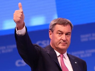 Ông Markus Söder đã được tái bầu làm Chủ tịch đảng CSU. (Nguồn: EPA).