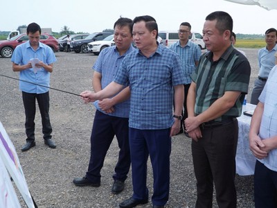 Chủ tịch UBND tỉnh Thái Bình kiểm tra thực tế tình hình Kl99ok phiên bản mới Khu công nghiệp Hải Long (Khu Kl992 cổng game cá cược Thái Bình).
