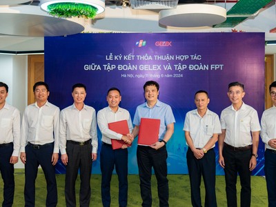 Đại diện Kl994 game bài casino hấp dẫn FPT và Kl994 game bài casino hấp dẫn GELEX ký kết thỏa thuận hợp tác.