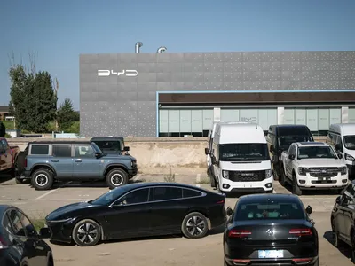 Đại lý BYD tại Bắc Kinh. Nguồn: Na Bian/Bloomberg.