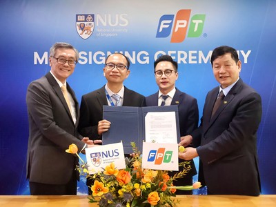 Lễ ký kết hợp tác giữa FPT và NUS Computing tại Singapore