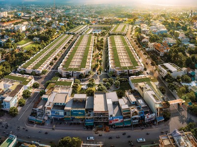 Phối cảnh dự án Khu dân cư Phát Đạt - Bàu Cả (Quảng Ngãi)
