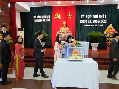 HĐND TP. Đà Nẵng bầu các chức danh lãnh đạo nhiệm kỳ 2016-2021