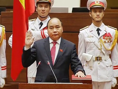 Lễ tuyên thệ nhậm chức của Thủ tướng Nguyễn Xuân Phúc