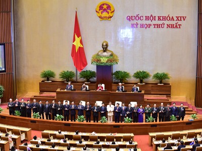 Kl993 ưu đãi thưởng hấp dẫn nhiệm kỳ 2016-2021 ra mắt Quốc hội và cử tri cả nước. Ảnh: VGP/Nhật Bắc