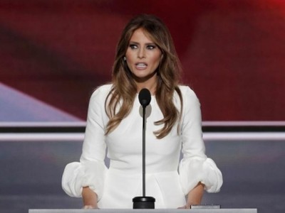 Bà Melania Trump, vợ ứng viên tổng thống Mỹ của đảng Cộng hoà Donald Trump. Ảnh: Reuters