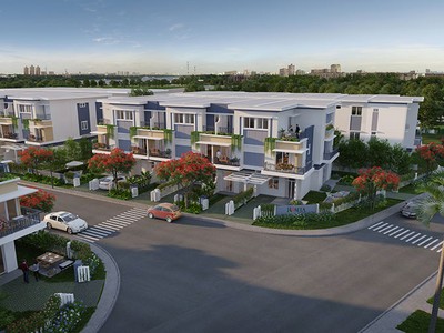 118 căn nhà liên kế tại Rosita Garden đều có ít nhất 2 sân vườn