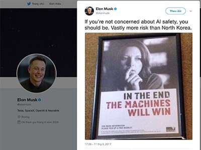 Lời cảnh báo mới của Musk về tính an toàn của trí tuệ nhân tạo.