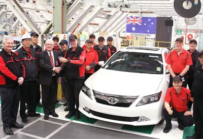 Chiếc Aurion/Camry cuối cùng lăn bánh khỏi nhà máy ở Altona và sẽ bán ra tại đại lý ở Melbourne. Ảnh:Car Advice.