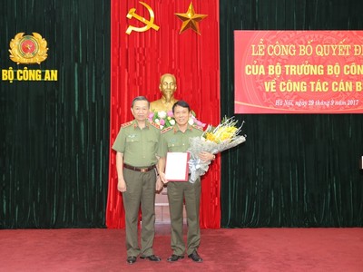 Nhân sự mới Bộ Công an