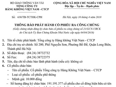 Vietnam Airlines (HVN) thông báo phát hành KL99 là cổng game giải trí trực tuyến hàng đầu hiện nay ra công chúng