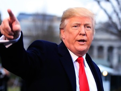 Tổng thống Mỹ Donald Trump tại Washington hồi tháng 12/2017. Ảnh:AP.