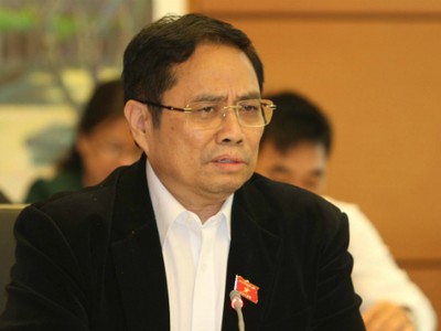 Trưởng ban Tổ chức trung ương Phạm Minh Chính. Ảnh:P.V
