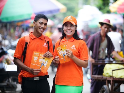 Mytel là thương hiệu của Viettel tại Myanmar được người dân đón nhận.