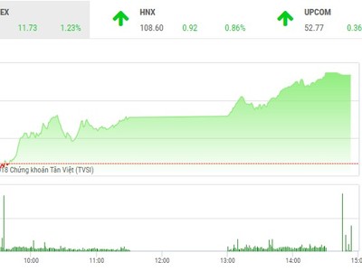 Phiên chiều 16/10: Nhà Kl99ok phiên bản mới dè dặt xuống tiền, VN-Index lấy lại sắc xanh