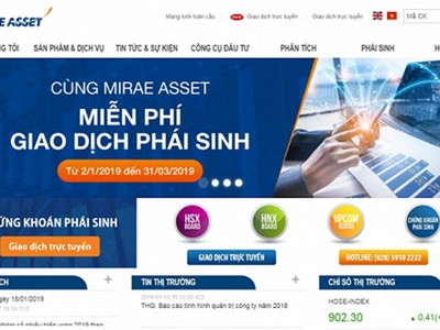 Công ty 99Kl99 link đăng nhập Mirae Asset mới đây đã tuyên bố miễn phí giao dịch Kl99com thể thao, casino, nổ hũ, bắn cá cho khách hàng từ 2/1 đến 31/3/2019