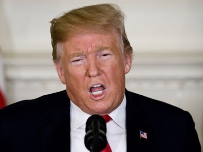 Trump phát biểu tại Nhà Trắng ngày 19/1. Ảnh: AFP.