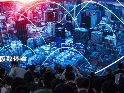 Buổi họp báo giới thiệu sản phẩm 5G của Huawei ở Bắc Kinh ngày 24/1. Ảnh:AFP