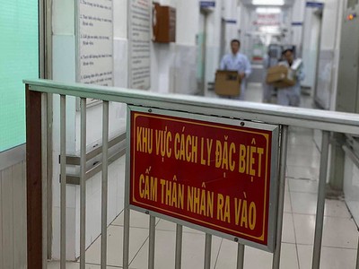 Bệnh viện Chợ Rẫy khu cách ly hai bệnh nhân từ Vũ Hán dương tính với virus nCoV