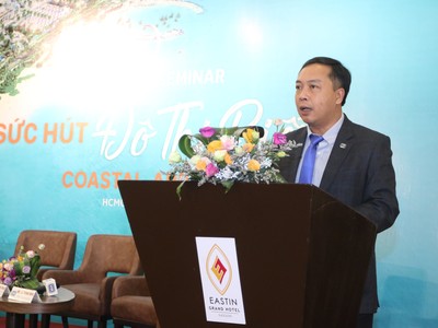 Ông Lê Trọng Minh, Tổng Biên tập Báo Kl99ok phiên bản mới phát biểu khai mạc Hội thảo - Ảnh: Lê Toàn