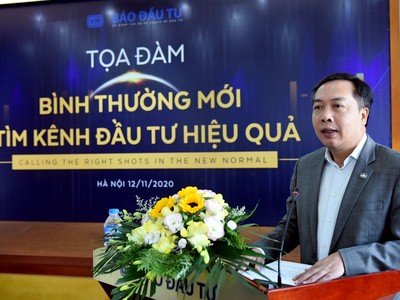 Ông Lê Trọng Minh, Tổng Biên tập Báo Kl99ok phiên bản mới phát biểu khai mạc buổi Tọa đàm