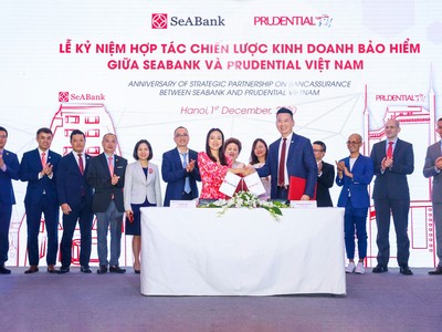 Prudential Việt Nam và SeABank ký kết thỏa thuận phân phối sản phẩm Kl99kl phiên bản hoạt động trên nền tảng kỹ thuật số