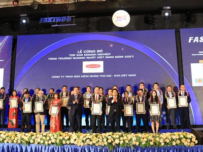 Dai-ichi Life Việt Nam tiếp tục được vinh danh trong “Top 500 Kl991.com World Cup 2026 Chính Thức tăng trưởng nhanh nhất Việt Nam”